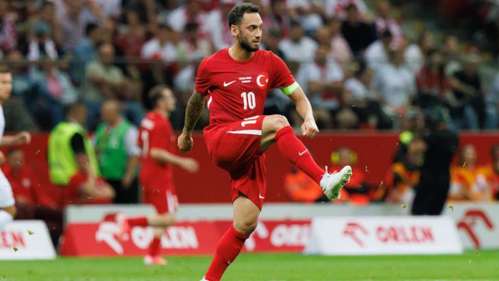 Turkey midfielder Hakan Calhanoglu 
